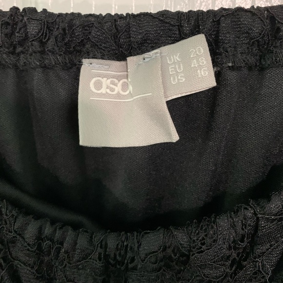 ASOS black lace dress - Picture 3 of 5